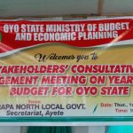 TOWN HALL AND STAKEHOLDERS CONSULTATIVE MEETING ON YEAR 2023 BUDGET (IBARAPA ZONE )