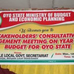 TOWN HALL AND STAKEHOLDERS CONSULTATIVE MEETING ON YEAR 2023 BUDGET (IBADAN ZONE 2)